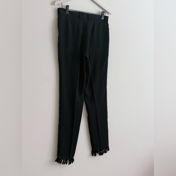 Issey Miyake Black Tassel-Hem Pants Size Smalll - Picture 8 of 12